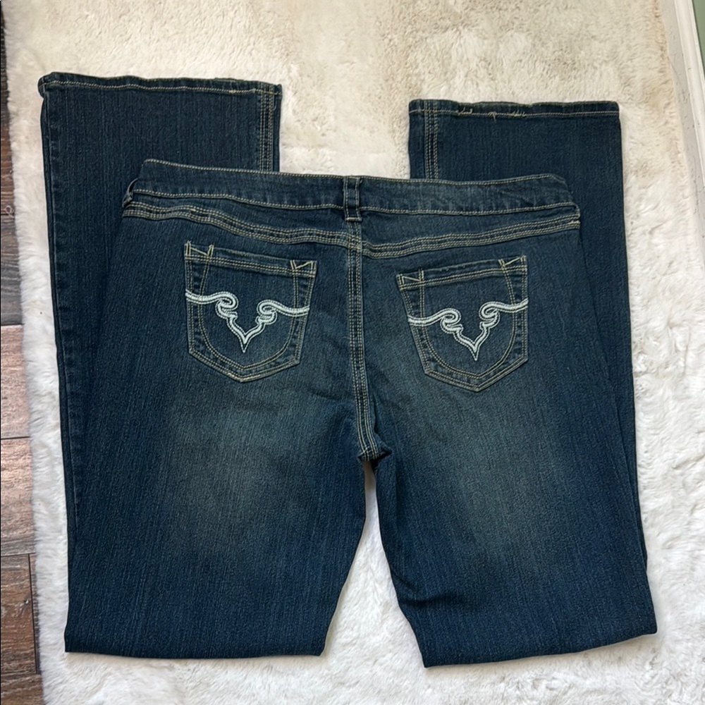 Alloy medium wash denim jeans, size 19